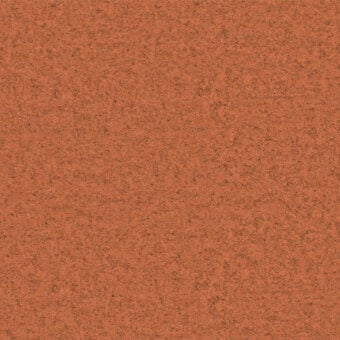 Lapalma fabric swatch, earthy orange Camira Blazer Cuz3L Malvern, dense granular texture, matte finish, textile sample detail.
